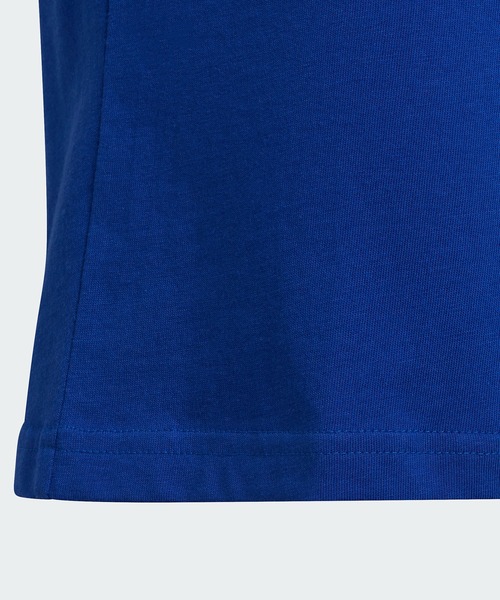 adidas(アディダス)の「アディダス エッセンシャルズ 3ストライプス 半袖Tシャツ / adidas Essentials 3-Stripes Tee / アディダス(Tシャツ/カットソー・キッズ・ロイヤルブルー/ホワイト×ブラック/ブラック×ホワイト/ダークネイビー/イエロー/ネイビー/ブルー/ブルー系その他・100/110/120/130/140/150/160)」の14枚目の写真