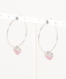 STYLEBLOCK（スタイルブロック）の「グラデーションパヴェハートフープピアス（ピアス（両耳用））」