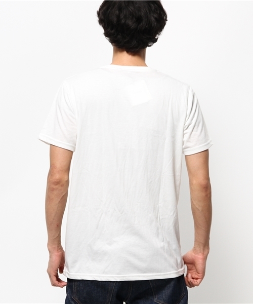 WEGO（ウィゴー）の「WEGO/ファニーモチーフTシャツ（Tシャツ/カットソー・メンズ・ホワイト/ブラック・MEDIUM/LARGE）」の5枚目の写真