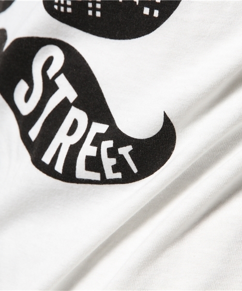 WEGO（ウィゴー）の「WEGO/ファニーモチーフTシャツ（Tシャツ/カットソー・メンズ・ホワイト/ブラック・MEDIUM/LARGE）」の9枚目の写真