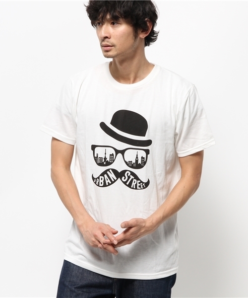 WEGO（ウィゴー）の「WEGO/ファニーモチーフTシャツ（Tシャツ/カットソー・メンズ・ホワイト/ブラック・MEDIUM/LARGE）」の13枚目の写真