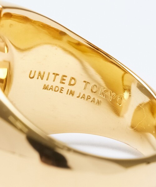 UNITED TOKYO（ユナイテッドトウキョウ）の「フレームオーバルリング（リング・メンズ・ゴールド・FREE）」の6枚目の写真