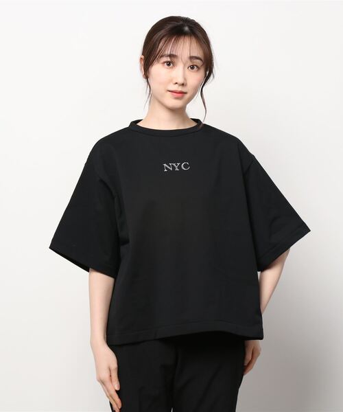 NERGY（ナージー）の「ナージージャパン NERGY NYCロゴドライタッチPO_（タンクトップ・レディース・パープル/オレンジ/ブラック・FREE）」の2枚目の写真