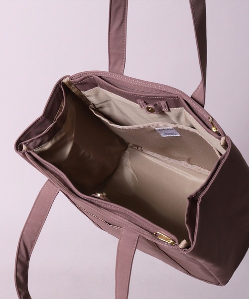 Legato Largo(レガートラルゴ)の「(LF)【Legato Largo】【探し物の時間を省こう。】 A4 トートバッグ(トートバッグ・レディース・ブラウン/グレイッシュベージュ/ミント/ブラック/ライトグレー・ONE SIZE)」の9枚目の写真