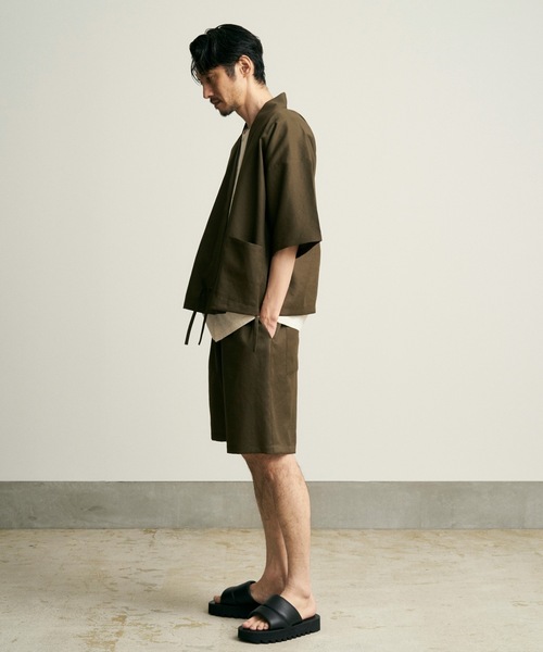 和ROBE(ワローブ)の「JINBEI(浴衣・メンズ・ブラック/ブラウン・3/2)」の9枚目の写真