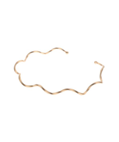 LAGUNAMOON（ラグナムーン）の「ツイストウェーブネックレス（ネックレス・レディース・ゴールド・FREE）」の2枚目の写真