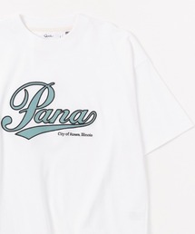 アップリケ刺繍 半袖Tシャツ