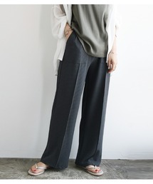 ひんやリブスリットパンツ