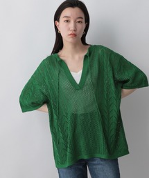 LOWRYS FARM | パッチワークスキッパーニットプルオーバー　295846(ニット/セーター)