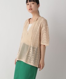 LOWRYS FARM | パッチワークスキッパーニットプルオーバー　295846(ニット/セーター)