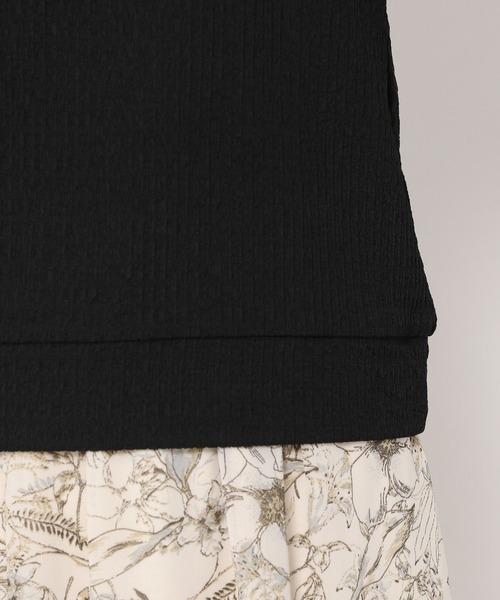 mysty woman（ミスティウーマン）の「シャーリングストリングプルオーバー 294762（Tシャツ/カットソー・レディース・イエロー/ブラック/ホワイト・FREE）」の14枚目の写真