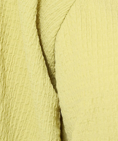 mysty woman（ミスティウーマン）の「シャーリングストリングプルオーバー 294762（Tシャツ/カットソー・レディース・イエロー/ブラック/ホワイト・FREE）」の13枚目の写真