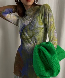 Ameri | MEDI ERIN SHEER TOP(Tシャツ/カットソー)