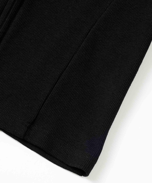 X-girl(エックスガール)の「FULL ZIP S/S TOP/ジップアップトップス 半袖シャツ(シャツ/ブラウス・レディース・ブラック/グリーン/ライトブルー・S/M)」の12枚目の写真