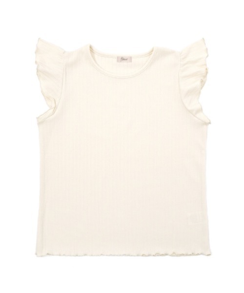 flower（フラワー）の「ラッフルリブティーズ（Tシャツ/カットソー・レディース・ブラック/ピンク/アイボリー・FREE）」の10枚目の写真