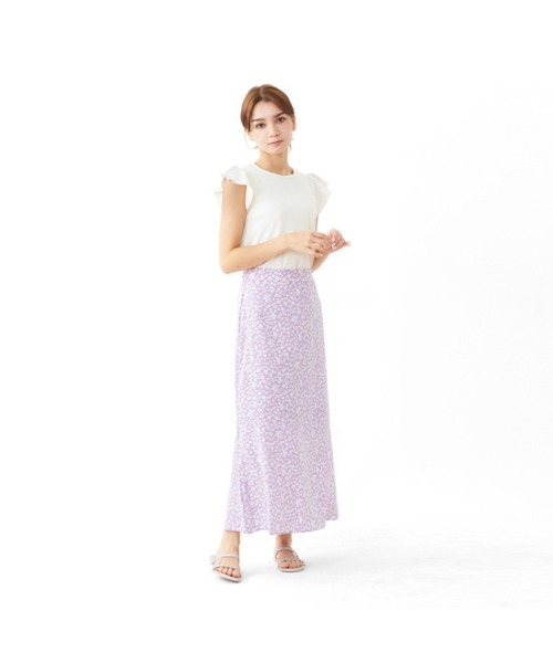 flower（フラワー）の「ラッフルリブティーズ（Tシャツ/カットソー・レディース・ブラック/ピンク/アイボリー・FREE）」の14枚目の写真