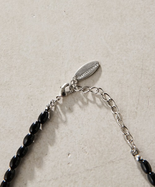 PAPILLONNER（パピヨネ）の「PAPILLONNER/ONYXネックレス（ネックレス・レディース・ブラック・FREE）」の11枚目の写真