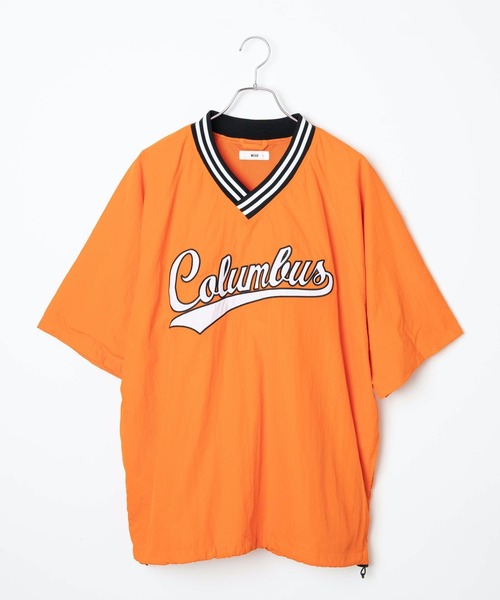 WEGO(ウィゴー)の「WEGO/ラインリブナイロン半袖プルオーバー(スウェット・メンズ・ダークグリーン/オレンジ/ブラック・MEDIUM/LARGE)」の19枚目の写真