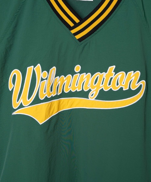 WEGO(ウィゴー)の「WEGO/ラインリブナイロン半袖プルオーバー(スウェット・メンズ・ダークグリーン/オレンジ/ブラック・MEDIUM/LARGE)」の22枚目の写真