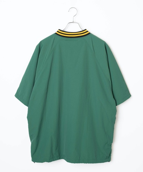 WEGO(ウィゴー)の「WEGO/ラインリブナイロン半袖プルオーバー(スウェット・メンズ・ダークグリーン/オレンジ/ブラック・MEDIUM/LARGE)」の20枚目の写真