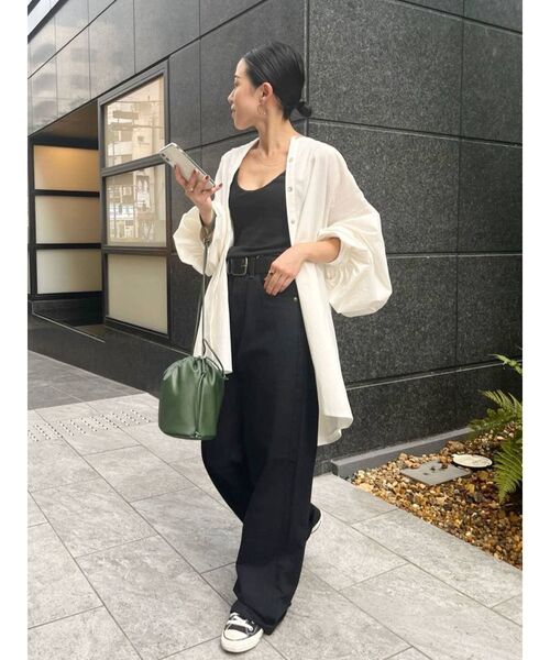 Ungrid（アングリッド）の「バックオープンデザインブラウス（シャツ/ブラウス・レディース・オフホワイト/ピンク/ブルー・FREE）」の13枚目の写真