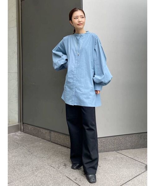 Ungrid（アングリッド）の「バックオープンデザインブラウス（シャツ/ブラウス・レディース・オフホワイト/ピンク/ブルー・FREE）」の16枚目の写真