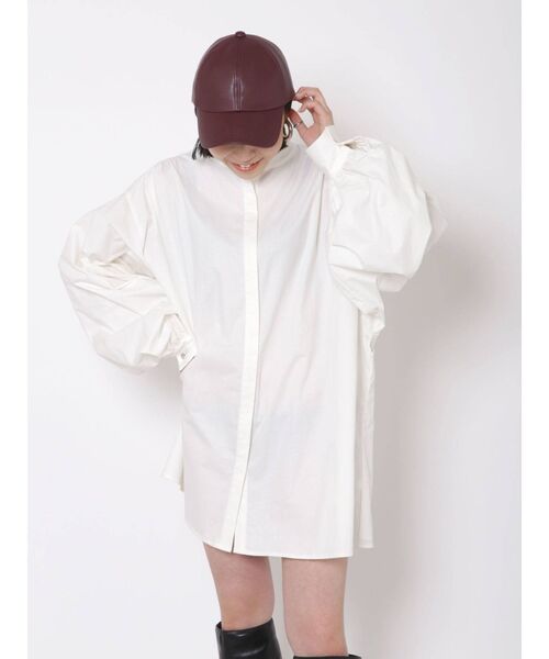 Ungrid（アングリッド）の「バックオープンデザインブラウス（シャツ/ブラウス・レディース・オフホワイト/ピンク/ブルー・FREE）」の21枚目の写真