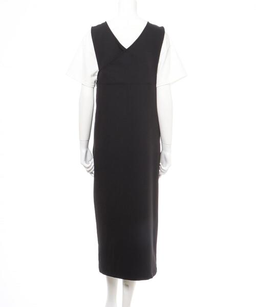 INGNI（イング）の「VネックTRジャンスカ（ジャンパースカート・レディース・ブラック/ネイビー/ブルー/アイボリー・M）」の9枚目の写真