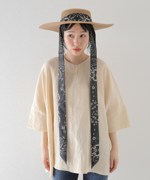 セール】【manipuri/マニプリ】HAT WITH SCARF(BANDANA)（ハット