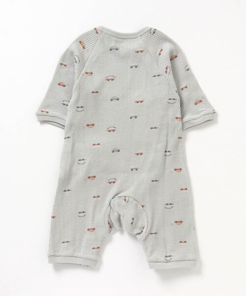 apres les cours（アプレレクール）の「3柄アソートワッフルカバーオール（ロンパース・キッズ・アイボリー/ミント/ピンク・60/70/80）」の21枚目の写真