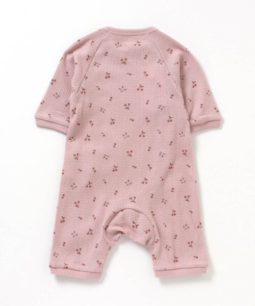 apres les cours（アプレレクール）の「3柄アソートワッフルカバーオール（ロンパース・キッズ・アイボリー/ミント/ピンク・60/70/80）」の22枚目の写真