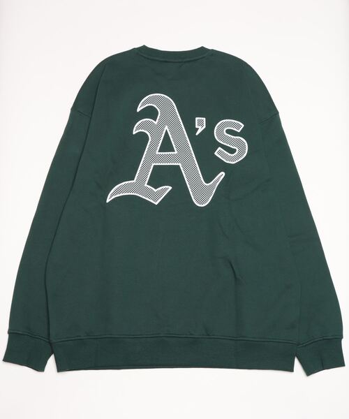 NEW ERA（ニューエラ）の「NEW ERA/ニューエラ MLB ビッグロゴ ベースボールトレーナー/ニューヨークヤンキース ロサンゼルスドジャース オークランドアスレチックス 13353865/13353866/13353867/13353864（スウェット・メンズ・グレー/ダークグリーン/グレー系その他/ブラック・XL/L/M/XXL）」の5枚目の写真