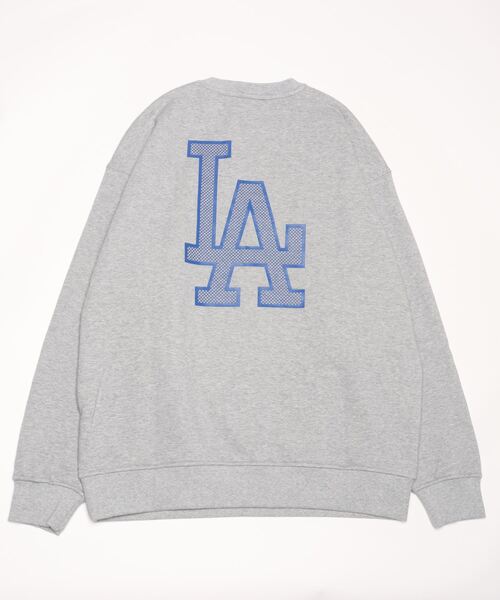 NEW ERA（ニューエラ）の「NEW ERA/ニューエラ MLB ビッグロゴ ベースボールトレーナー/ニューヨークヤンキース ロサンゼルスドジャース オークランドアスレチックス 13353865/13353866/13353867/13353864（スウェット・メンズ・グレー/ダークグリーン/グレー系その他/ブラック・XL/L/M/XXL）」の8枚目の写真