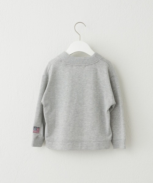 U.S. POLO ASSN.（ユーエスポロアッスン）の「【KIDS】【U.S. POLO ASSN/ユーエスポロアッスン】サガラ刺繍スウェットカーディガン（カーディガン/ボレロ・キッズ・ネイビー/グレー・120/150/100/140）」の10枚目の写真