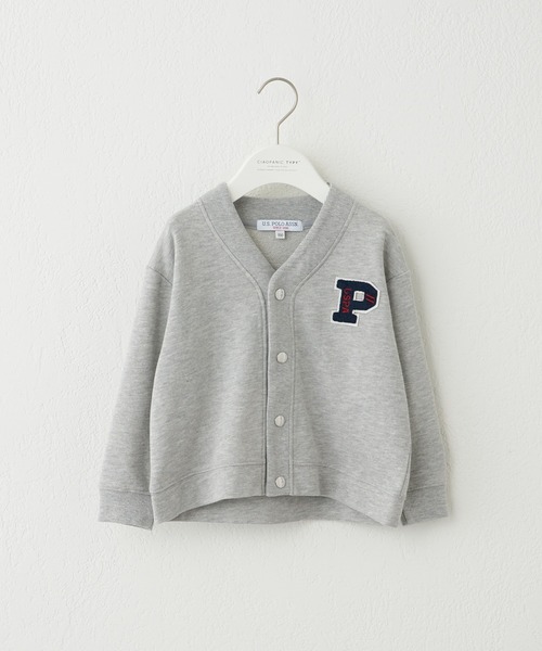 U.S. POLO ASSN.（ユーエスポロアッスン）の「【KIDS】【U.S. POLO ASSN/ユーエスポロアッスン】サガラ刺繍スウェットカーディガン（カーディガン/ボレロ・キッズ・ネイビー/グレー・120/150/100/140）」の11枚目の写真