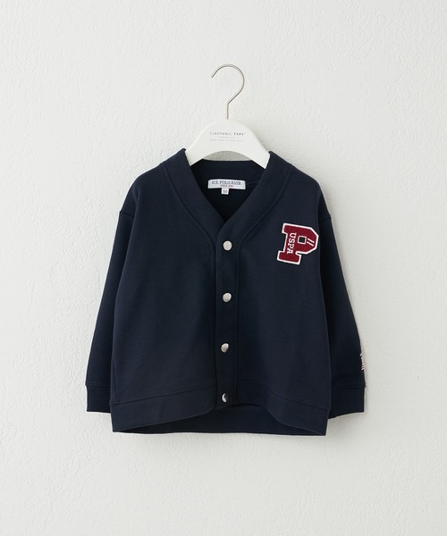 U.S. POLO ASSN.（ユーエスポロアッスン）の「【KIDS】【U.S. POLO ASSN/ユーエスポロアッスン】サガラ刺繍スウェットカーディガン（カーディガン/ボレロ・キッズ・ネイビー/グレー・120/150/100/140）」の12枚目の写真