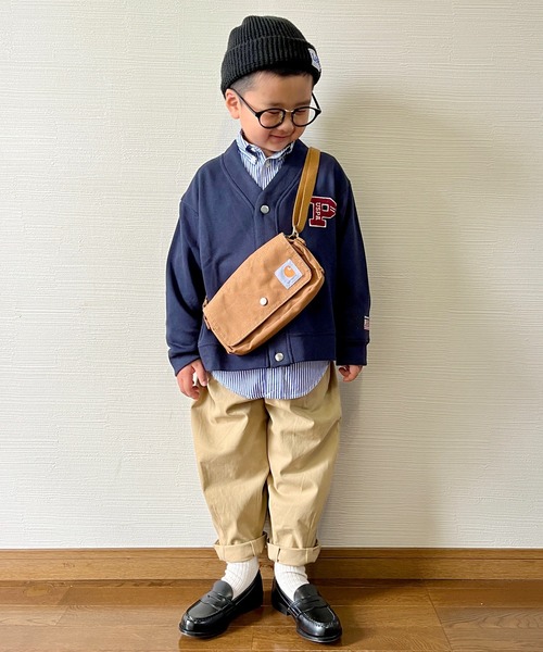 U.S. POLO ASSN.（ユーエスポロアッスン）の「【KIDS】【U.S. POLO ASSN/ユーエスポロアッスン】サガラ刺繍スウェットカーディガン（カーディガン/ボレロ・キッズ・ネイビー/グレー・120/150/100/140）」の17枚目の写真
