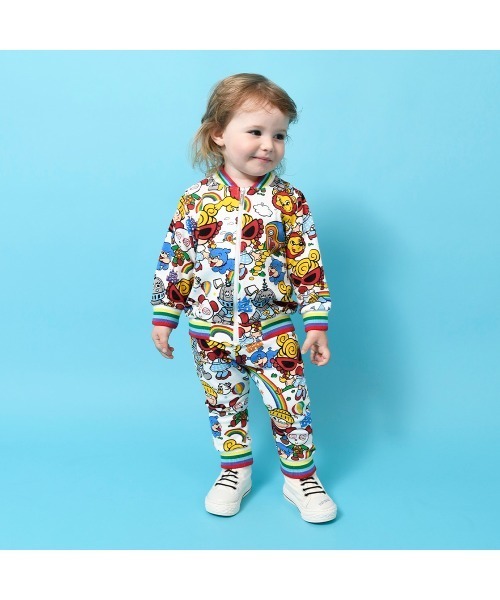 HYSTERIC MINI（ヒステリックミニ）の「OVER THE RAINBOW総柄 ジップ