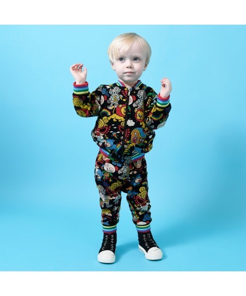HYSTERIC MINI（ヒステリックミニ）の「OVER THE RAINBOW総柄 ジップ 