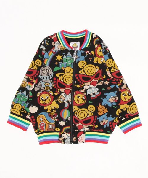 HYSTERIC MINI（ヒステリックミニ）の「OVER THE RAINBOW総柄 ジップ 