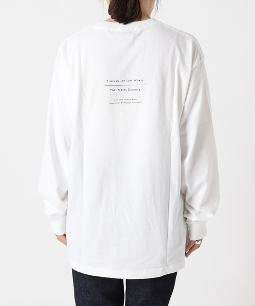 POET MEETS DUBWISE（ポエットミーツダブワイズ）の「《別注》POET MEETS DUBWISE KILLIMAN JAH LOW WORKS COLLAGE：カットソー（Tシャツ/カットソー・レディース・ホワイト・FREE）」の11枚目の写真