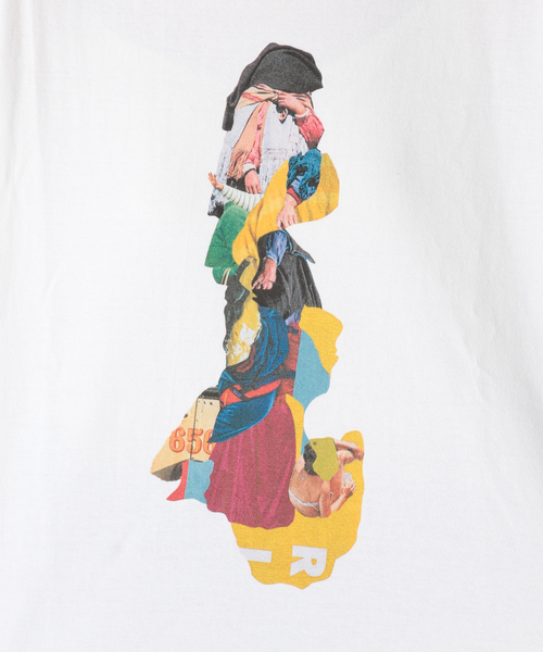 POET MEETS DUBWISE（ポエットミーツダブワイズ）の「《別注》POET MEETS DUBWISE KILLIMAN JAH LOW WORKS COLLAGE：カットソー（Tシャツ/カットソー・レディース・ホワイト・FREE）」の18枚目の写真