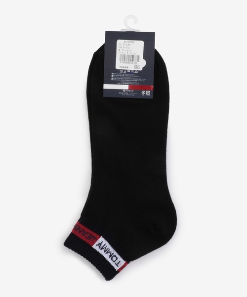 tommy jeans(トミー ジーンズ)の「TJ FLAG LOGO SOCKS(ソックス/靴下・メンズ・ホワイト/ブラック・FREE)」の4枚目の写真