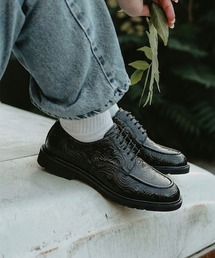 GRANCY】Metal Plate Leather Shoes / メタルプレートレザーシューズ