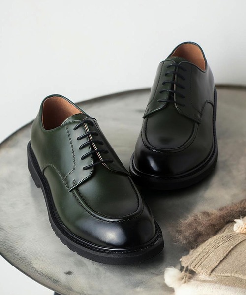 【未使用】LondonShoeMake レザーUチップレースアップドレスシューズ WEB限定 レザー Uチップ レースアップ ドレスシューズ / London