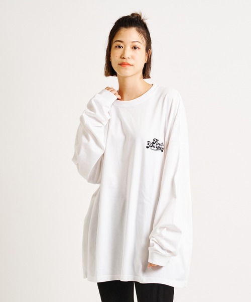 JACKROSE（ジャックローズ）の「JE・フラワーモチーフBIGロンＴ（Tシャツ/カットソー・メンズ・ブルー/パープル/ホワイト/ライトグレー・M/L）」の16枚目の写真