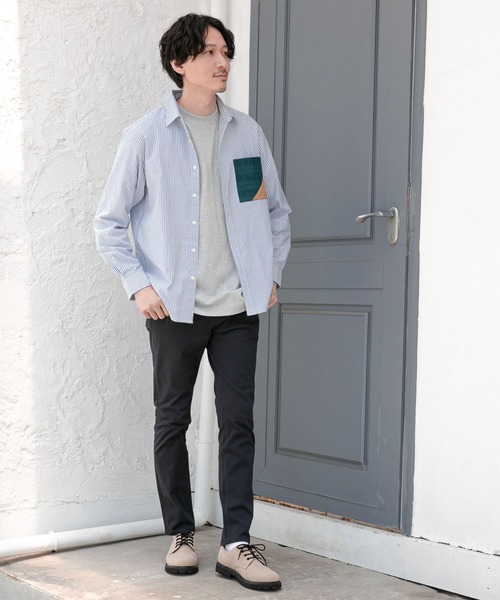 GLOBAL WORK(グローバルワーク)の「ヘビロッTEE/7分袖/295189(Tシャツ/カットソー・メンズ・ホワイト/チャコールグレー/グレー・SMALL/MEDIUM/LARGE/X-LARGE)」の22枚目の写真