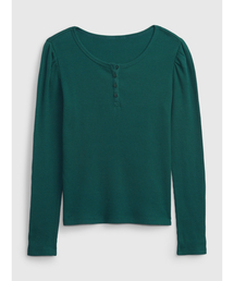 GAP（ギャップ）の「ワッフルニット ヘンリーネックTシャツ (キッズ)（Tシャツ/カットソー・キッズ）」