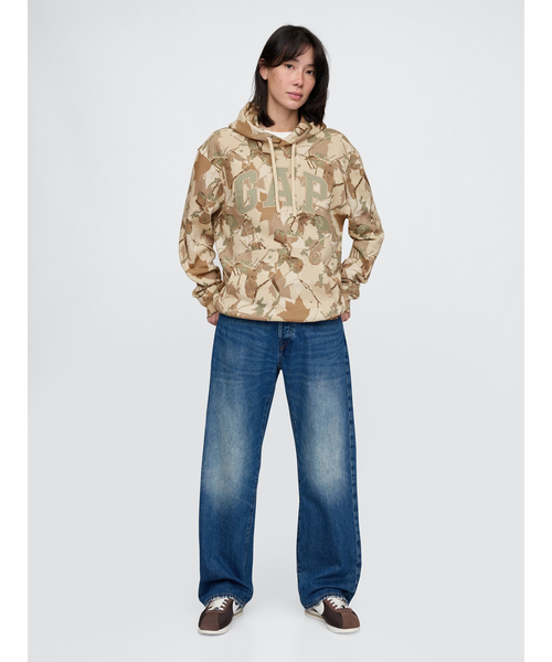 GAP(ギャップ)の「Gapアーチロゴ パーカー(パーカー・メンズ・グリーン/ワイン/パープル/ピンク/ブラック/オフホワイト/レッド/グレー/ベージュ・XL/L/XS/S/M)」の19枚目の写真