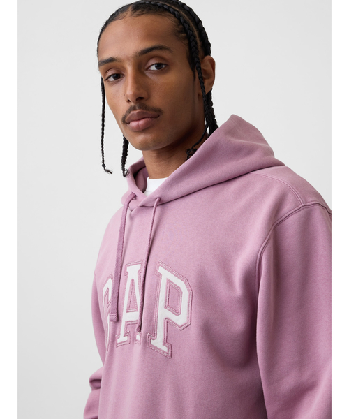 GAP(ギャップ)の「Gapアーチロゴ パーカー(パーカー・メンズ・グリーン/ワイン/パープル/ピンク/ブラック/オフホワイト/レッド/グレー/ベージュ・XL/L/XS/S/M)」の18枚目の写真